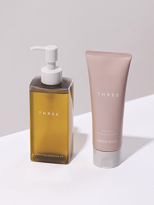 THREE Double Cleansing