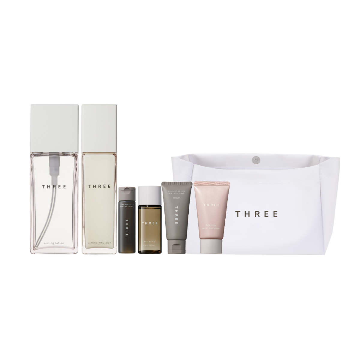THREE Aiming R Skincare Set