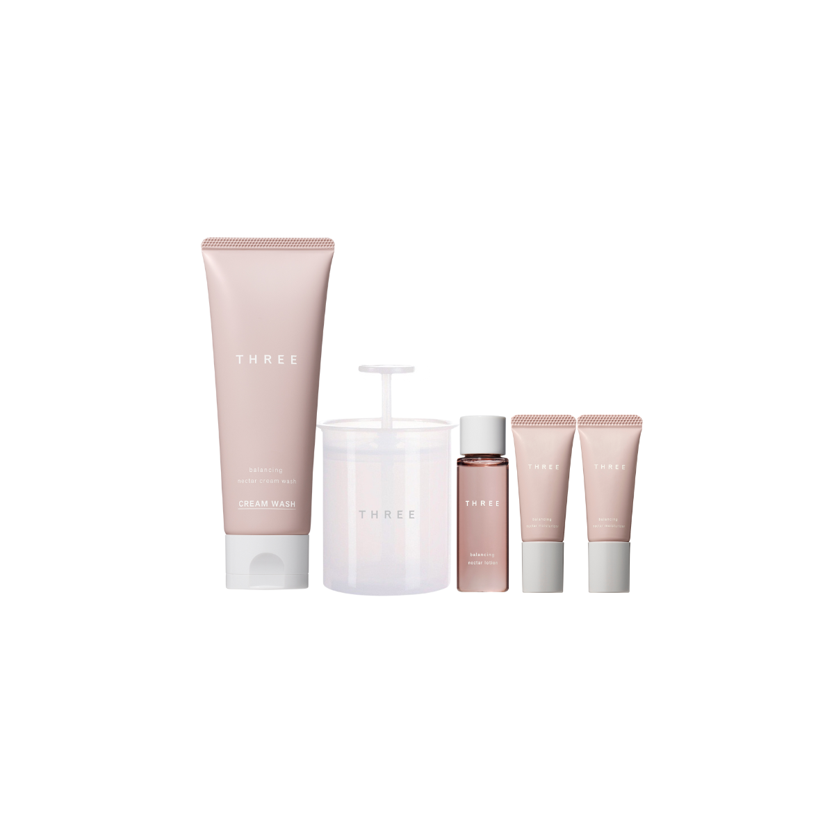 THREE Balancing Nectar Care Routine Set